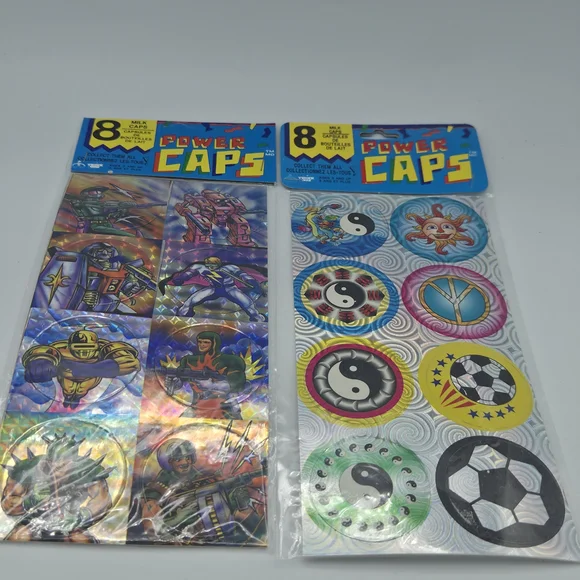 Power Caps Holographic Sticker Packs - Multi Color - Picture 2 of 3